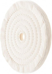 Value Collection - 8" Diam x 1/2" Thick Unmounted Buffing Wheel - 50 Ply, Polishing, 7/8" Arbor Hole, Medium Density - Apex Tool & Supply