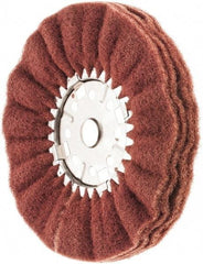 Value Collection - 12" Diam x 6" Thick, Hard Mounted Polishing Wheel - 2 Ply, Coarse Grade, 1-1/4" Shank Diam - Apex Tool & Supply