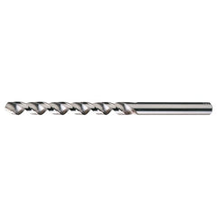 #49 RHS / RHC HSS 118 Degree Radial Point Fast Spiral Taper Length Drill - Bright - Exact Industrial Supply