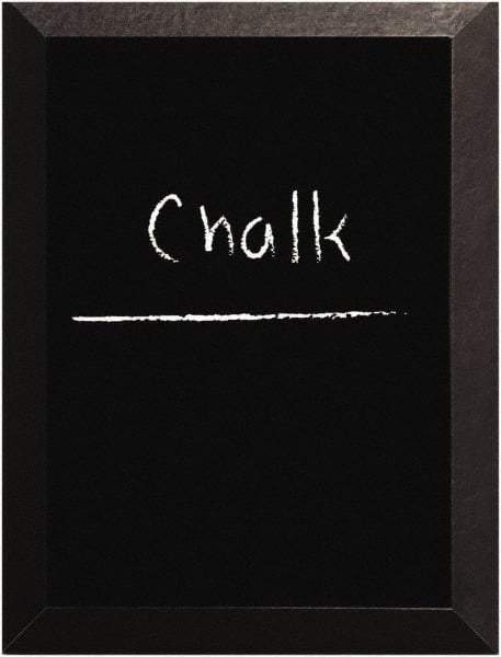 MasterVision - 24" High x 36/0" Wide Chalk Board - Laminate, Includes Mounting Kit - Apex Tool & Supply