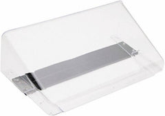 Deflect-o - 13" Wide x 7" High x 4" Deep Plastic Wall File - 1 Compartment, Clear - Apex Tool & Supply