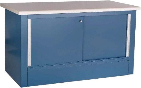 Rousseau Metal - 60 Wide x 30" Deep x 34" High, Plastic Laminate Workbench - Fixed Legs - Apex Tool & Supply