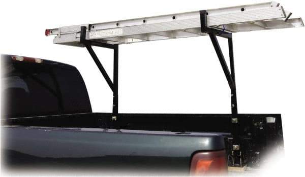 Erickson Manufacturing - Steel Ladder Rack - 34" Wide, Black, For Use with Any Truck - Apex Tool & Supply