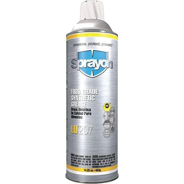 Sprayon - 20 oz Aerosol Synthetic General Purpose Grease - Amber, Food Grade, 325°F Max Temp, NLGIG 2, - Apex Tool & Supply