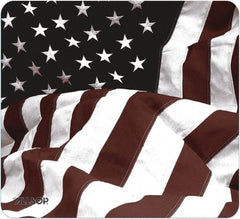 Allsop - 8-5/8" x 8" White, Red & Blue Mouse Pad - Use with Mouse - Apex Tool & Supply