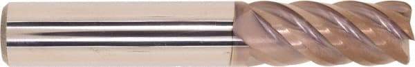 Millstar - 1/2", 5 Flute, Single End, Solid Carbide, 0.06" Corner Radius End Mill - 3" OAL, Right Hand Flute, 1-1/4" LOC, Right Hand Cut - Apex Tool & Supply