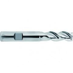 8mm Dia. - 63mm OAL - 3 FL Variable Helix Bright Carbide End Mill - Apex Tool & Supply