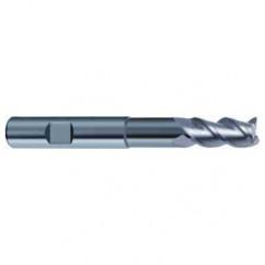 20mm Dia. - 126mm OAL - 3 FL Variable Helix Bright Carbide End Mill - Apex Tool & Supply