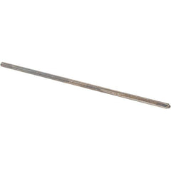 OSG - 1mm Solid Carbide Chucking Reamer - Straight Flute, 0.8mm Straight Shank, 10mm Flute Length, 38mm OAL - Apex Tool & Supply