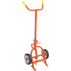 Wesco Industrial Products - 1,000 Lb Load Capacity, 55 & 85 Gal Drum Truck - 24-1/2" Wide x 61" High, 2 Steel Wheels - Apex Tool & Supply