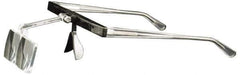 Made in USA - 3.5x Magnification, Ophthalmic Polymer, Rectangular Magnifier - 2 Inch Long x 1 Inch Wide Lens, Eyeglass Frame Mount, 4 Inch Focal Distance, 2 Inch Long - Apex Tool & Supply