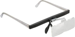 Made in USA - 1.75x Magnification, Ophthalmic Polymer, Rectangular Magnifier - 2 Inch Long x 1 Inch Wide Lens, Eyeglass Frame Mount, 14 Inch Focal Distance, 2 Inch Long - Apex Tool & Supply