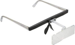 Made in USA - 2.25x Magnification, Ophthalmic Polymer, Rectangular Magnifier - 2 Inch Long x 1 Inch Wide Lens, Eyeglass Frame Mount, 8 Inch Focal Distance, 2 Inch Long - Apex Tool & Supply