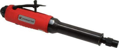 Universal Tool - 1/4" Collet, Straight Handle, Extended Length Air Die Grinder - 22,000 RPM, Rear Exhaust, 22 CFM, 0.9 hp, 90 psi, 1/4 NPT - Apex Tool & Supply