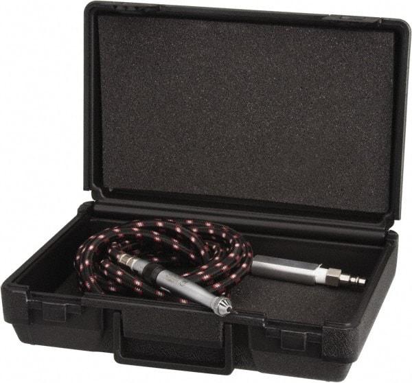 Universal Tool - 13,500 BPM, 90 psi, 3/16 NPT Inlet, Air Engraving Pen Kit - 48" Long Hose, 6.2 bar Air Pressure, Includes Air Hose and Filter Connection; Flat; Round and Chisel Blanks; Stylus Kit - Apex Tool & Supply