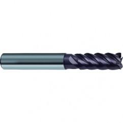 6mm Dia. - 57mm OAL - 5 FL Variable Helix Firex Carbide End Mill - Apex Tool & Supply