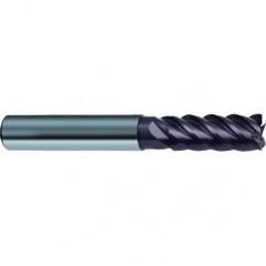 6mm Dia. - 57mm OAL - 5 FL Variable Helix Firex Carbide End Mill - Apex Tool & Supply