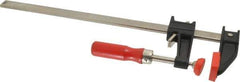 Bessey - 12" Capacity, 2-1/2" Throat Depth Cast Iron Bar Clamp - 600 Lb Clamping Pressure, 16" OAL - Apex Tool & Supply