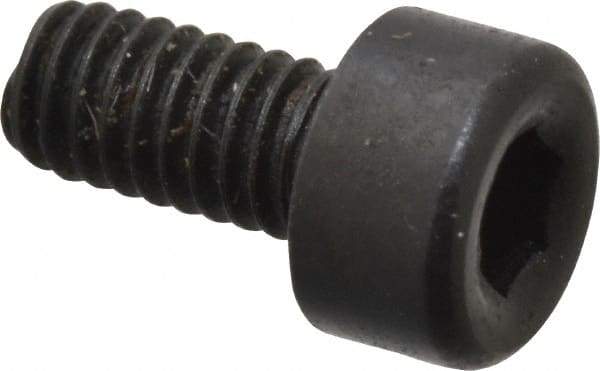 Holo-Krome - M2.5x0.45 Metric Coarse Hex Socket Drive, Socket Cap Screw - Grade 12.9 Alloy Steel, Black Oxide Finish, Fully Threaded, 5mm Length Under Head - Apex Tool & Supply