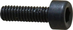 Holo-Krome - M2.5x0.45 Metric Coarse Hex Socket Drive, Socket Cap Screw - Grade 12.9 Alloy Steel, Black Oxide Finish, Fully Threaded, 8mm Length Under Head - Apex Tool & Supply