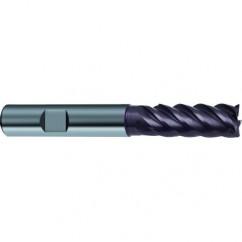 8mm Dia. - 63mm OAL - 5 FL Variable Helix Firex Carbide End Mill - Apex Tool & Supply
