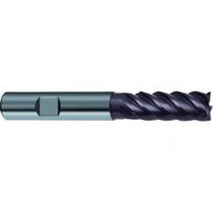 6mm Dia. - 57mm OAL - 5 FL Variable Helix Firex Carbide End Mill - Apex Tool & Supply