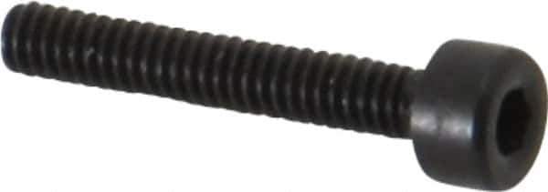Holo-Krome - M2x0.40 Metric Coarse Hex Socket Drive, Socket Cap Screw - Grade 12.9 Alloy Steel, Black Oxide Finish, Fully Threaded, 12mm Length Under Head - Apex Tool & Supply