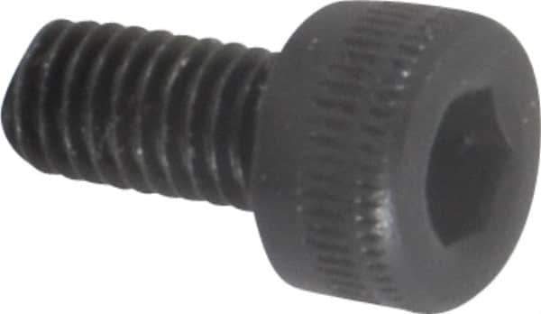 Holo-Krome - M3x0.50 Metric Coarse Hex Socket Drive, Socket Cap Screw - Grade 12.9 Alloy Steel, Black Oxide Finish, Fully Threaded, 6mm Length Under Head - Apex Tool & Supply