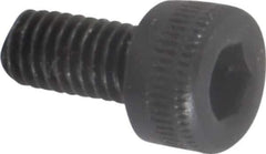 Holo-Krome - M3x0.50 Metric Coarse Hex Socket Drive, Socket Cap Screw - Grade 12.9 Alloy Steel, Black Oxide Finish, Fully Threaded, 6mm Length Under Head - Apex Tool & Supply