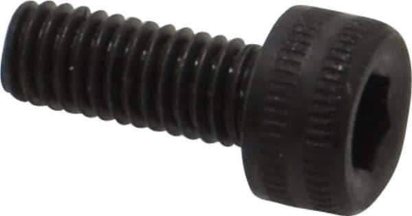 Holo-Krome - M3x0.50 Metric Coarse Hex Socket Drive, Socket Cap Screw - Grade 12.9 Alloy Steel, Black Oxide Finish, Fully Threaded, 8mm Length Under Head - Apex Tool & Supply