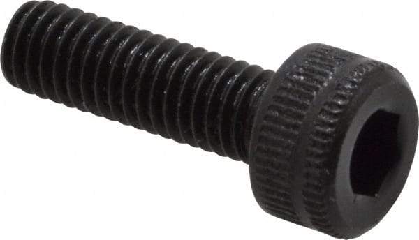 Holo-Krome - M3x0.50 Metric Coarse Hex Socket Drive, Socket Cap Screw - Grade 12.9 Alloy Steel, Black Oxide Finish, Fully Threaded, 10mm Length Under Head - Apex Tool & Supply