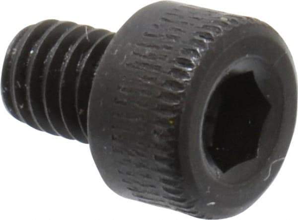 Holo-Krome - M4x0.70 Metric Coarse Hex Socket Drive, Socket Cap Screw - Grade 12.9 Alloy Steel, Black Oxide Finish, Fully Threaded, 5mm Length Under Head - Apex Tool & Supply
