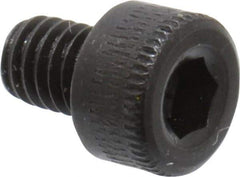 Holo-Krome - M4x0.70 Metric Coarse Hex Socket Drive, Socket Cap Screw - Grade 12.9 Alloy Steel, Black Oxide Finish, Fully Threaded, 5mm Length Under Head - Apex Tool & Supply