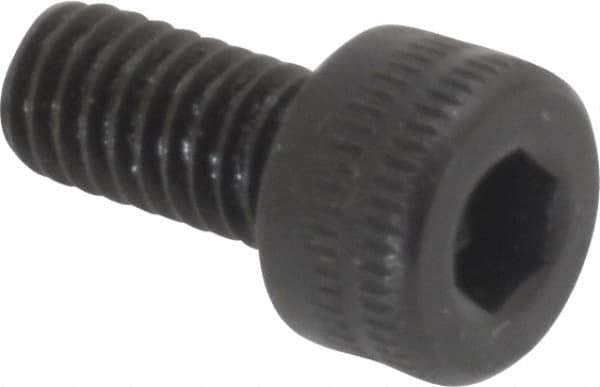 Holo-Krome - M4x0.70 Metric Coarse Hex Socket Drive, Socket Cap Screw - Grade 12.9 Alloy Steel, Black Oxide Finish, Fully Threaded, 8mm Length Under Head - Apex Tool & Supply