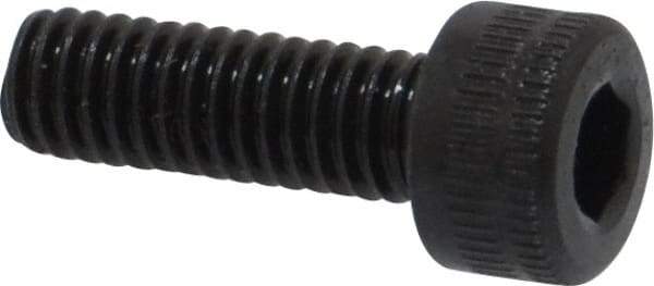 Holo-Krome - M4x0.70 Metric Coarse Hex Socket Drive, Socket Cap Screw - Grade 12.9 Alloy Steel, Black Oxide Finish, Fully Threaded, 12mm Length Under Head - Apex Tool & Supply