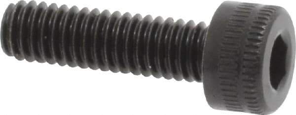 Holo-Krome - M4x0.70 Metric Coarse Hex Socket Drive, Socket Cap Screw - Grade 12.9 Alloy Steel, Black Oxide Finish, Fully Threaded, 14mm Length Under Head - Apex Tool & Supply