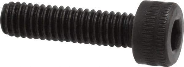 Holo-Krome - M4x0.70 Metric Coarse Hex Socket Drive, Socket Cap Screw - Grade 12.9 Alloy Steel, Black Oxide Finish, Fully Threaded, 15mm Length Under Head - Apex Tool & Supply