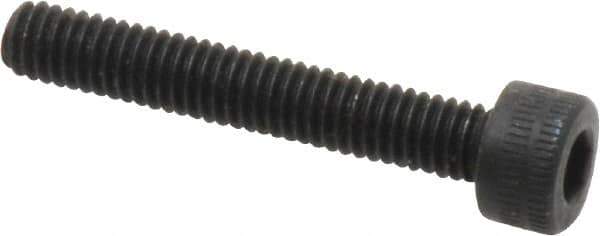 Holo-Krome - M4x0.70 Metric Coarse Hex Socket Drive, Socket Cap Screw - Grade 12.9 Alloy Steel, Black Oxide Finish, Fully Threaded, 25mm Length Under Head - Apex Tool & Supply