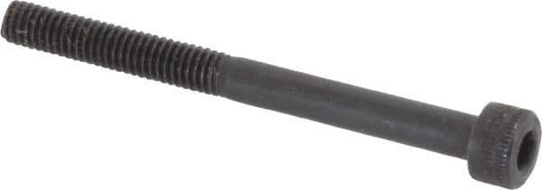 Holo-Krome - M4x0.70 Metric Coarse Hex Socket Drive, Socket Cap Screw - Grade 12.9 Alloy Steel, Black Oxide Finish, Partially Threaded, 45mm Length Under Head - Apex Tool & Supply
