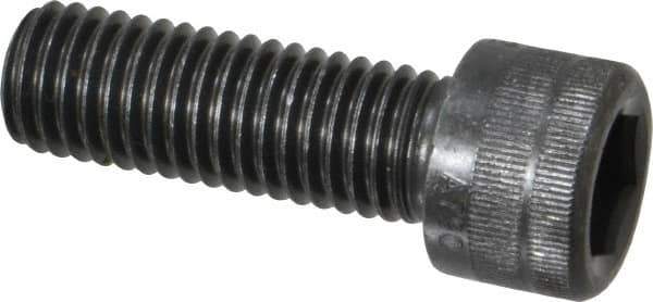 Holo-Krome - M12x1.75 Metric Coarse Hex Socket Drive, Socket Cap Screw - Grade 12.9 Alloy Steel, Black Oxide Finish, Fully Threaded, 35mm Length Under Head - Apex Tool & Supply