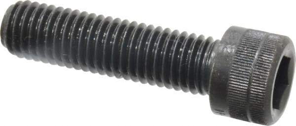 Holo-Krome - M12x1.75 Metric Coarse Hex Socket Drive, Socket Cap Screw - Grade 12.9 Alloy Steel, Black Oxide Finish, Fully Threaded, 45mm Length Under Head - Apex Tool & Supply