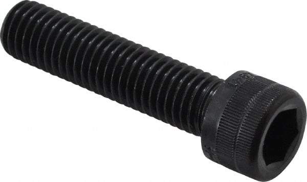 Holo-Krome - M12x1.75 Metric Coarse Hex Socket Drive, Socket Cap Screw - Grade 12.9 Alloy Steel, Black Oxide Finish, Fully Threaded, 50mm Length Under Head - Apex Tool & Supply