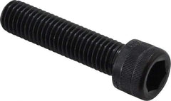 Holo-Krome - M12x1.75 Metric Coarse Hex Socket Drive, Socket Cap Screw - Grade 12.9 Alloy Steel, Black Oxide Finish, Fully Threaded, 50mm Length Under Head - Apex Tool & Supply