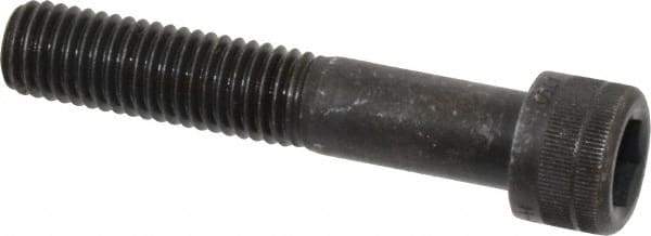 Holo-Krome - M12x1.75 Metric Coarse Hex Socket Drive, Socket Cap Screw - Grade 12.9 Alloy Steel, Black Oxide Finish, Partially Threaded, 65mm Length Under Head - Apex Tool & Supply