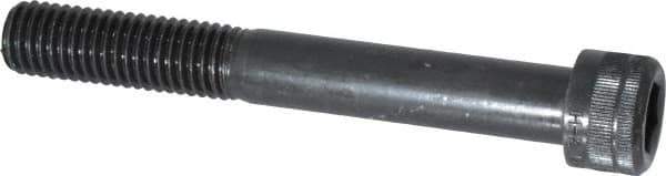 Holo-Krome - M12x1.75 Metric Coarse Hex Socket Drive, Socket Cap Screw - Grade 12.9 Alloy Steel, Black Oxide Finish, Partially Threaded, 90mm Length Under Head - Apex Tool & Supply