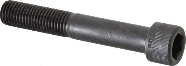 Holo-Krome - M16x2.00 Metric Coarse Hex Socket Drive, Socket Cap Screw - Grade 12.9 Alloy Steel, Black Oxide Finish, Partially Threaded, 100mm Length Under Head - Apex Tool & Supply