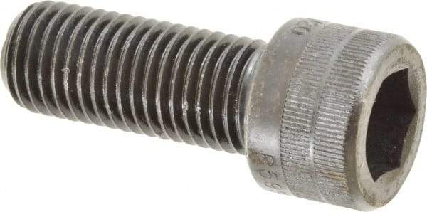 Holo-Krome - M20x2.50 Metric Coarse Hex Socket Drive, Socket Cap Screw - Grade 12.9 Alloy Steel, Black Oxide Finish, Fully Threaded, 50mm Length Under Head - Apex Tool & Supply