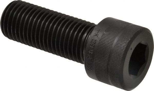 Holo-Krome - M30x3.50 Metric Coarse Hex Socket Drive, Socket Cap Screw - Grade 12.9 Alloy Steel, Black Oxide Finish, Fully Threaded, 80mm Length Under Head - Apex Tool & Supply