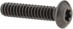 Camcar - #6-32 UNC Torx Plus Drive, Button Screw - Alloy Steel, Black Oxide Finish, Fully Threaded, 5/8" Length Under Head - Apex Tool & Supply