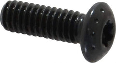 Camcar - #8-32 UNC Torx Plus Drive, Button Screw - Alloy Steel, Black Oxide Finish, Fully Threaded, 1/2" Length Under Head - Apex Tool & Supply